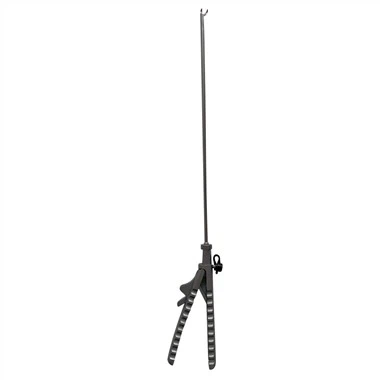 Porte-aiguille en forme de V en chirurgie laparoscopique